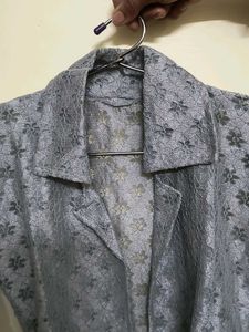 Tailored Shrug Net Fabric