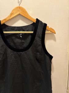 Elegant Velvet Trim  Top