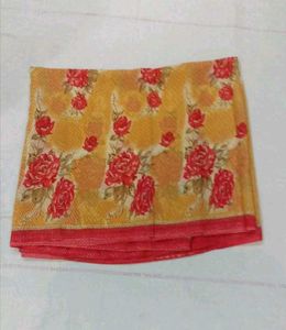 Floral Print Saree