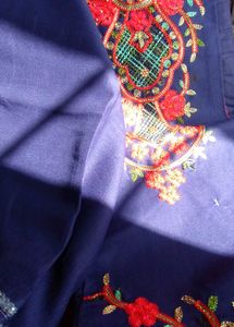 Elegant Embroidered Kurta Set unstich