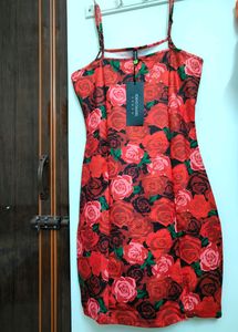 Roses Bodycon Dress