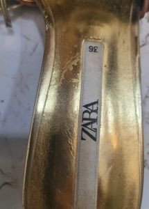 Original Zara Gold Heels