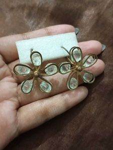 Flower Crystal Earrings