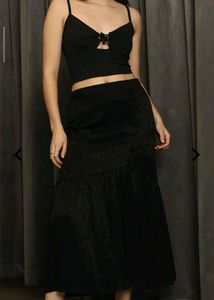 Black Crop Top Cum Inner Wear New