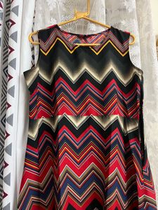 High low Multicolour Dress