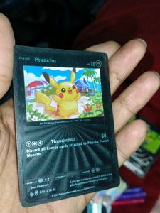 Pokemon Cards Pikachu 3 Card Basic Thunderbolt