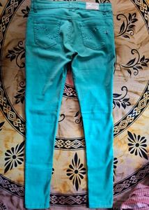 Sea Green Denim Jeans👖