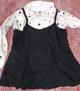 Girls Jeans Top Set