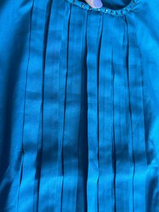 Blue Emblished Top
