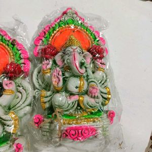 Lakshmi &amp; Ganesha Idol Set