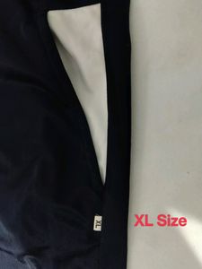 Blue Track Pant With White T Shirt