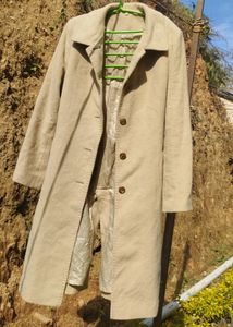 Long Overcoat.Nude Colour.