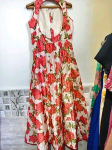 Floral Maxi Dress Chest Size 34-36 inches
