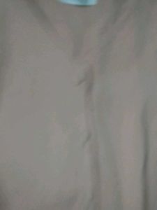 Peach Button-Down Top