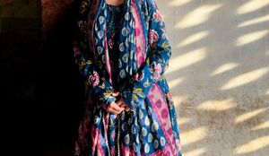 Floral Anarkali Suit Set