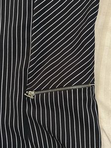 Black Striped Blazer