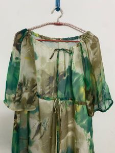 Green Patterned Dress