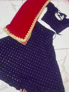 Purple Lehenga