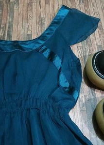 Blue Baby Doll Top