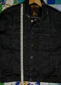 Black Denim Jacket Distressed