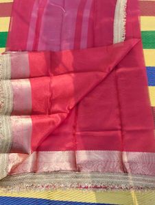 women banarasi tissue Saree(new saree)