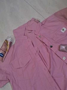 Pink Casual Shirt