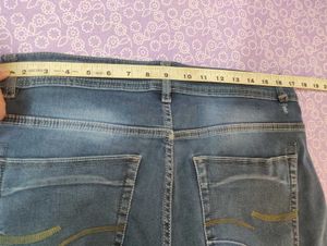 Classic Slim Fit Blue Denim Jeans.