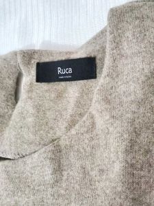 😍Cute Peplum Top with Knit Sleeves