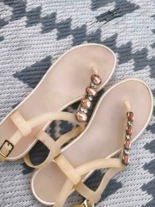 Elegant Jelly Thong Sandals