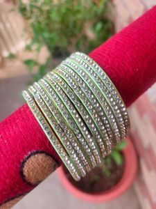 Pastel Green Colour Bangles