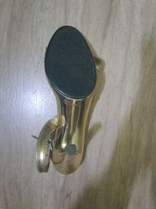 Gold Strappy Sandals