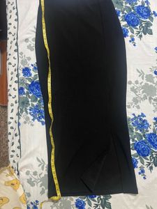 Black Midi Skirt- Small