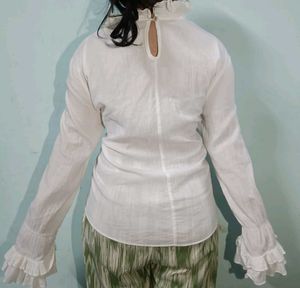 Victorian–style blouse