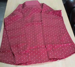Stylish Maroon Print Shirt