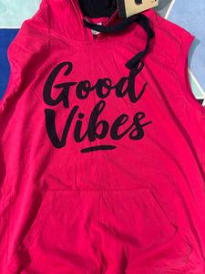 Pink Good Vibes Hoodie
