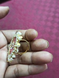 Handmade Pink Floral Ring