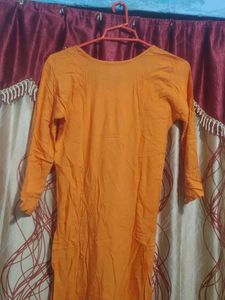 beautiful orange kurta