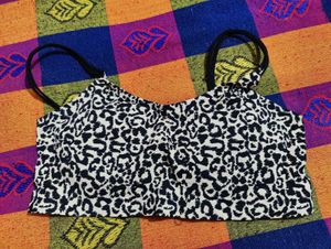 Leopard Print Bralette Top