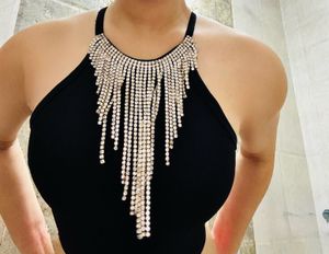 Necklace Neckline Crop Top