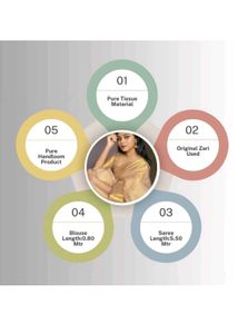 Elegant Gold Tone Saree