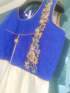 Blue &amp; White Ombre Party Dress
