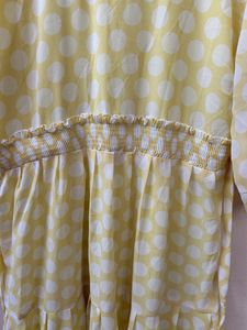 Yellow Polka Dress