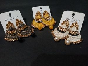 Earrings Combo Sale Alert 🔥🔥(Set Of 3 )