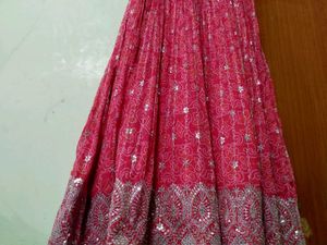 New Pink Embellished gown