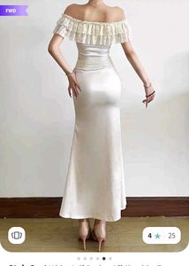 Elegant White Off-Shoulder Maxi Dress