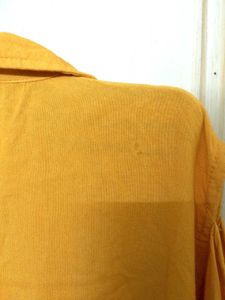 Mustard cold shoulder tunic short kurti