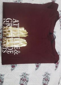 Maroon Graphic Tee