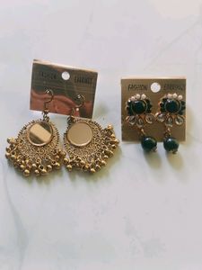 Combo of 2 Ethnic Earrings ✨🖤