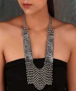 🔥silver long tatten chen women  gorgeous 🤩