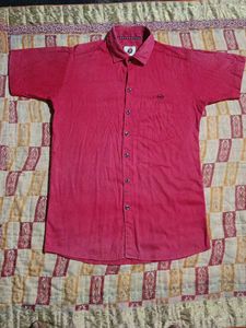 Red Casual Shirt